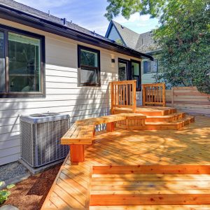 How can I design a deck that maximizes my outdoor living space?
