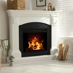 What are the important factors to consider when installing an indoor fireplace?