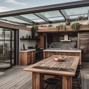What is a rooftop deck?